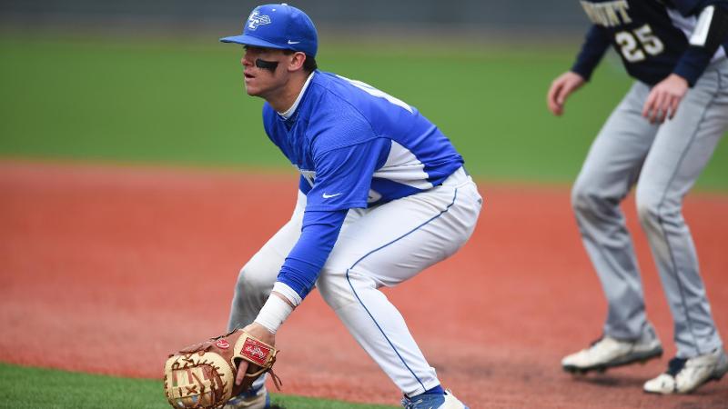 Baseball Falls at Bryant in Series Finale Sunday