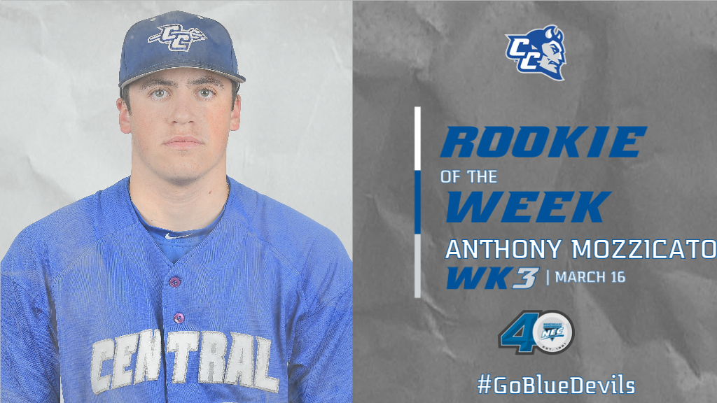 Mozzicato Collects Weekly NEC Baseball Honor