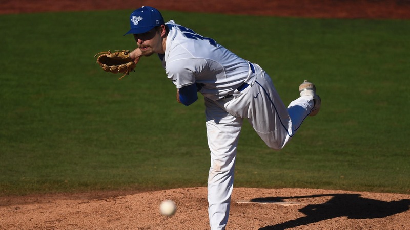 Braun's Shutout Lifts Baseball by Sacred Heart in NEC Opener