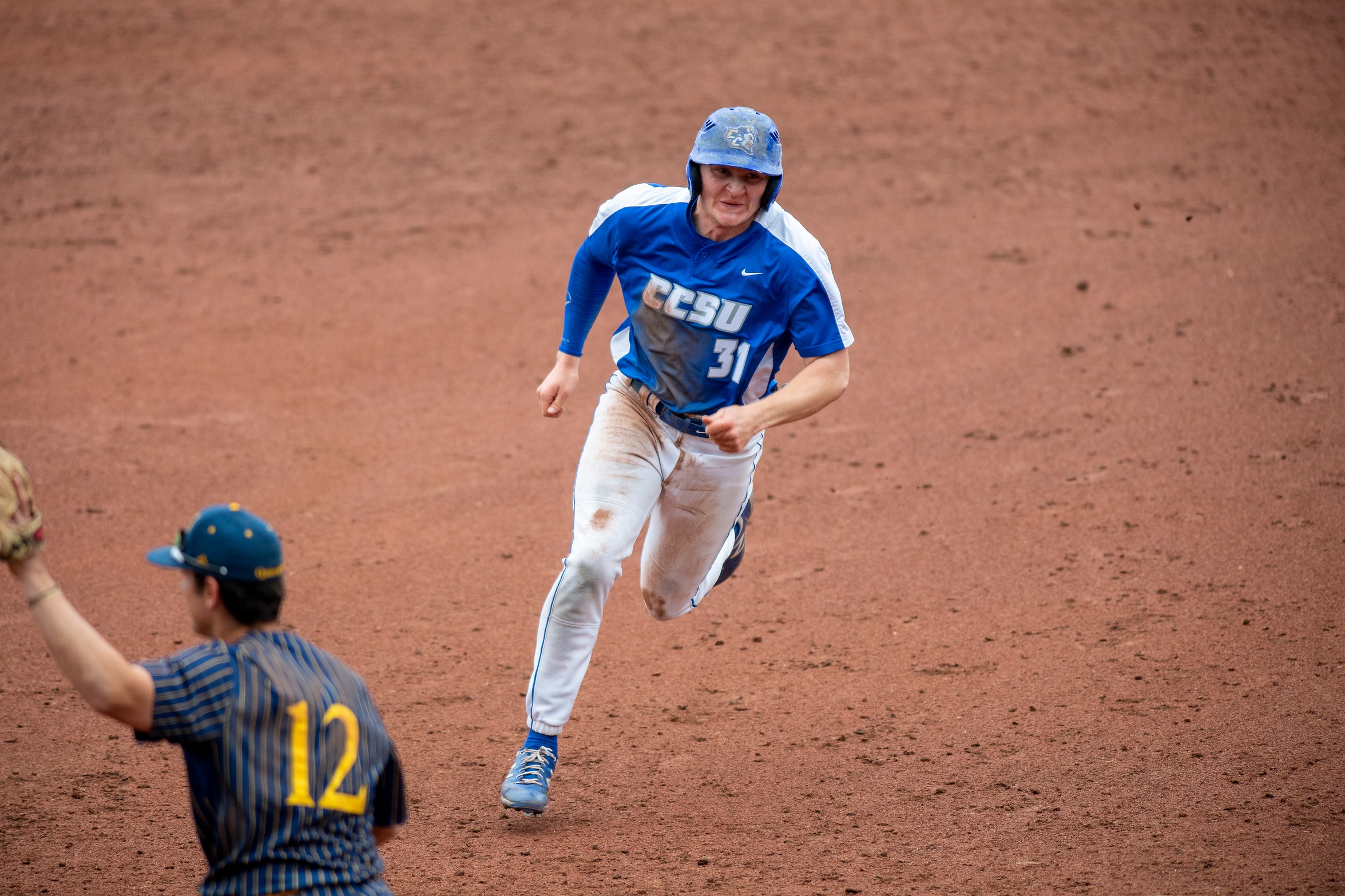 Aidan Redahan hit the go-ahead home run and drove in four runs on Saturday (Steve McLaughlin Photography)