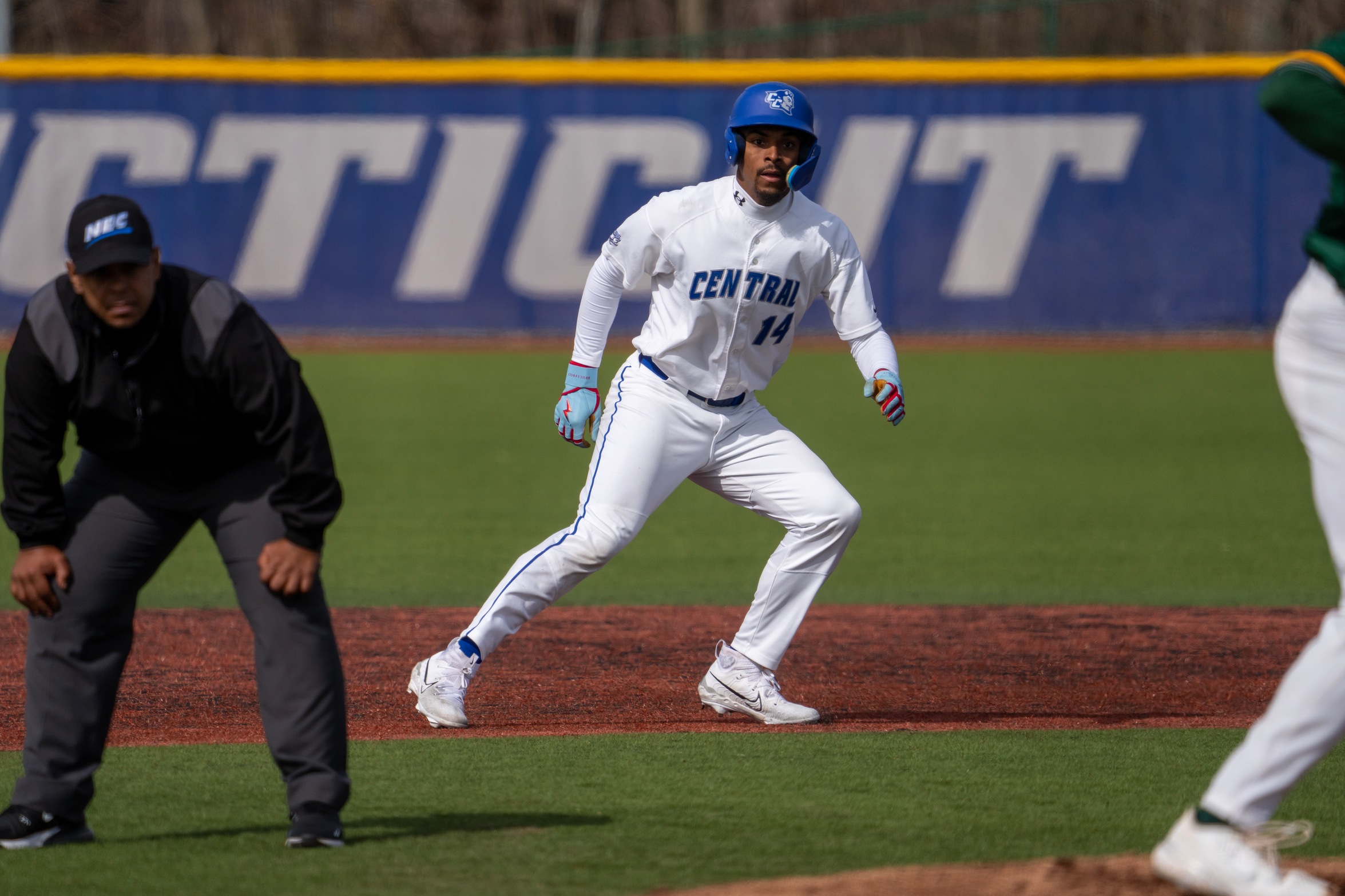 Ramon Jimenez hit a pair of home runs in Sunday's win at Merrimack. (Steve McLaughlin Photography)