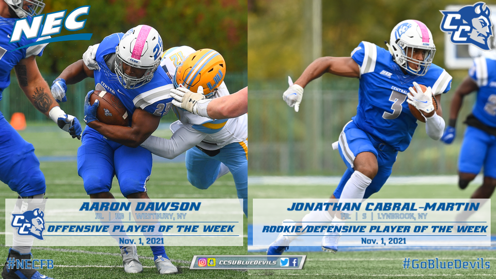 Dawson, Cabral-Martin Collect NEC Football Weekly Honors