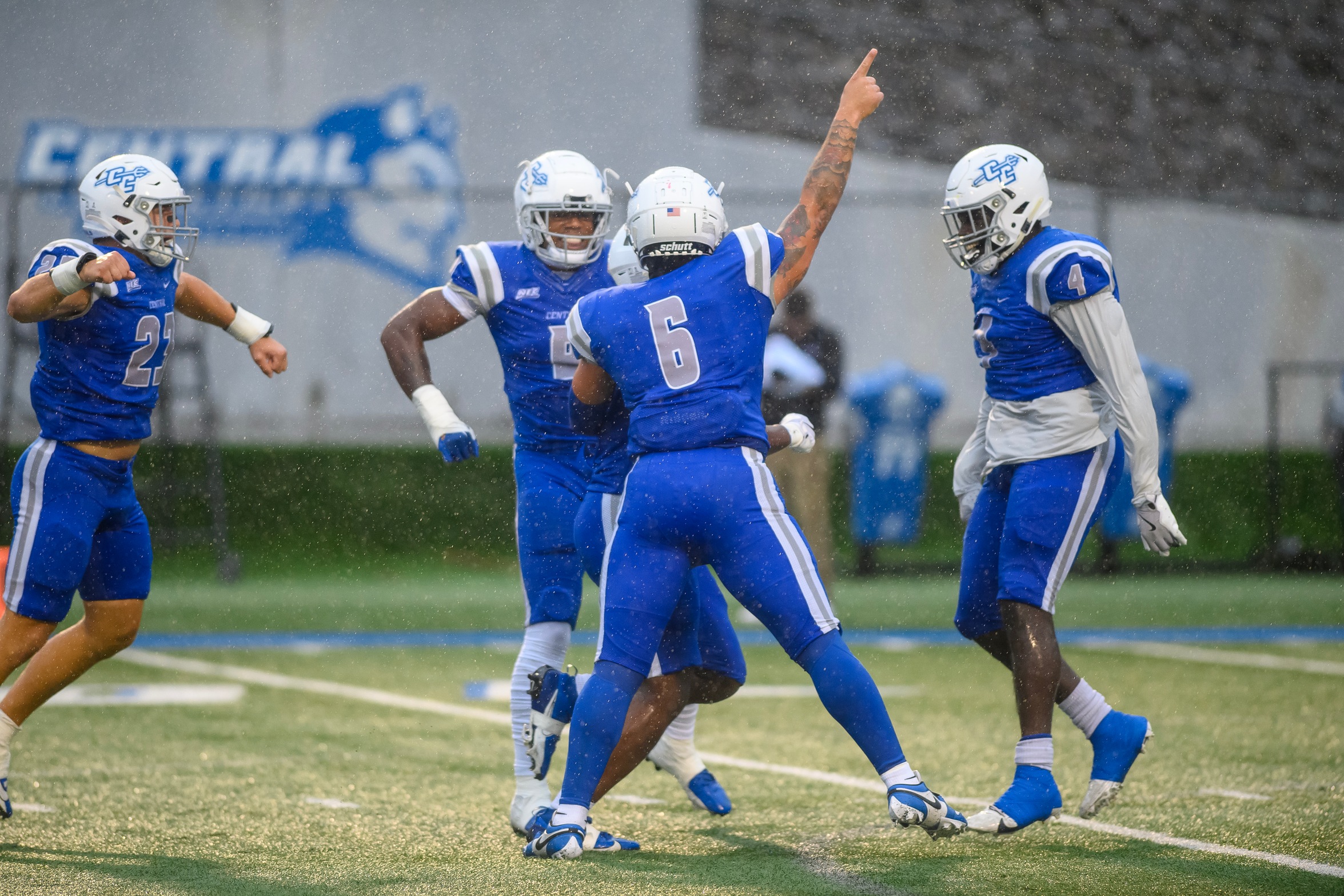 Dan Toatley (Photo: Steve McLaughlin) was named the NEC Defensive Player of the Week on Monday.