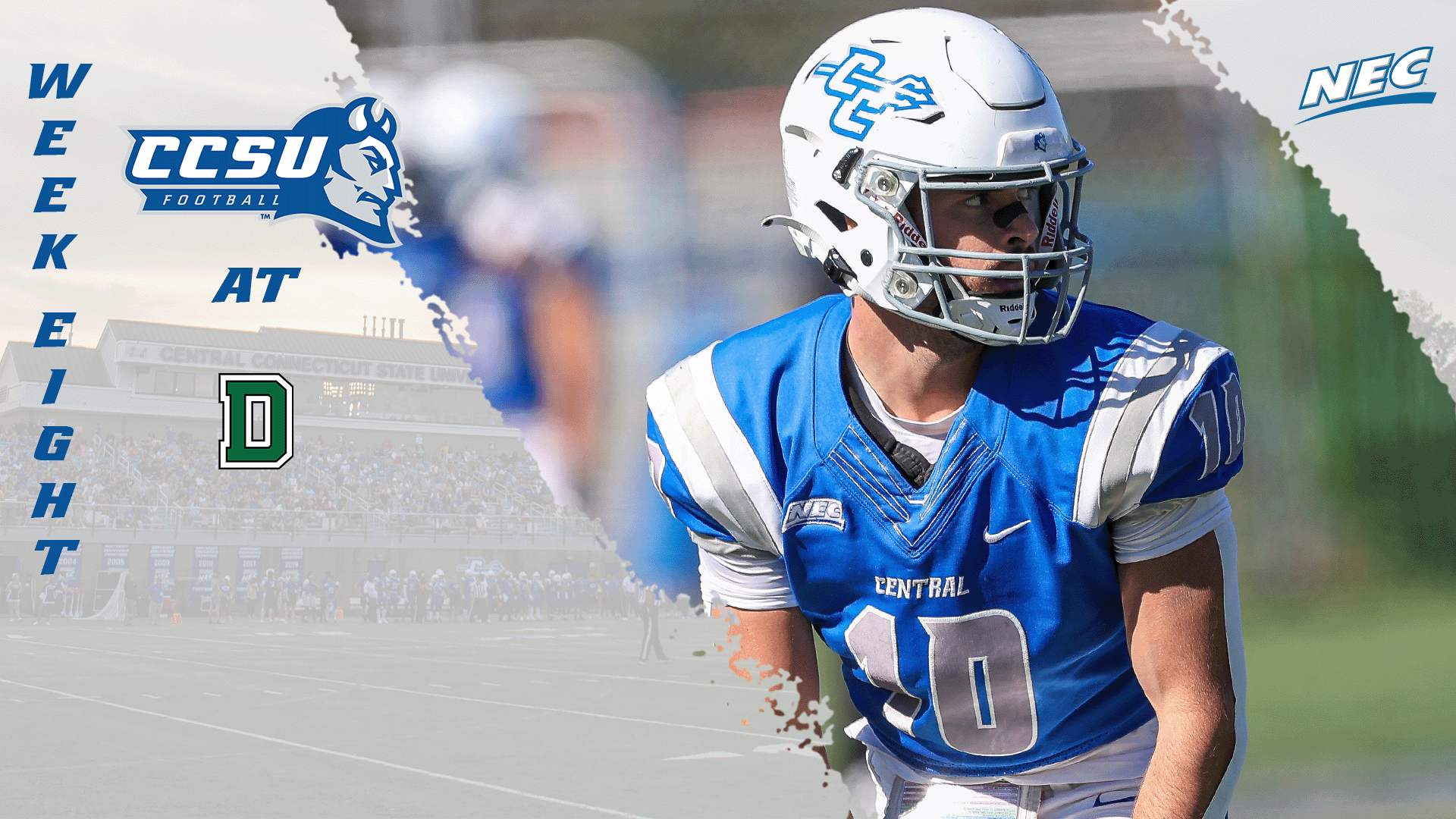 The CCSU football team closes out the non-conference portion of its schedule with a game at Dartmouth on Saturday. (Photo: Brian Foley for SM Photo)