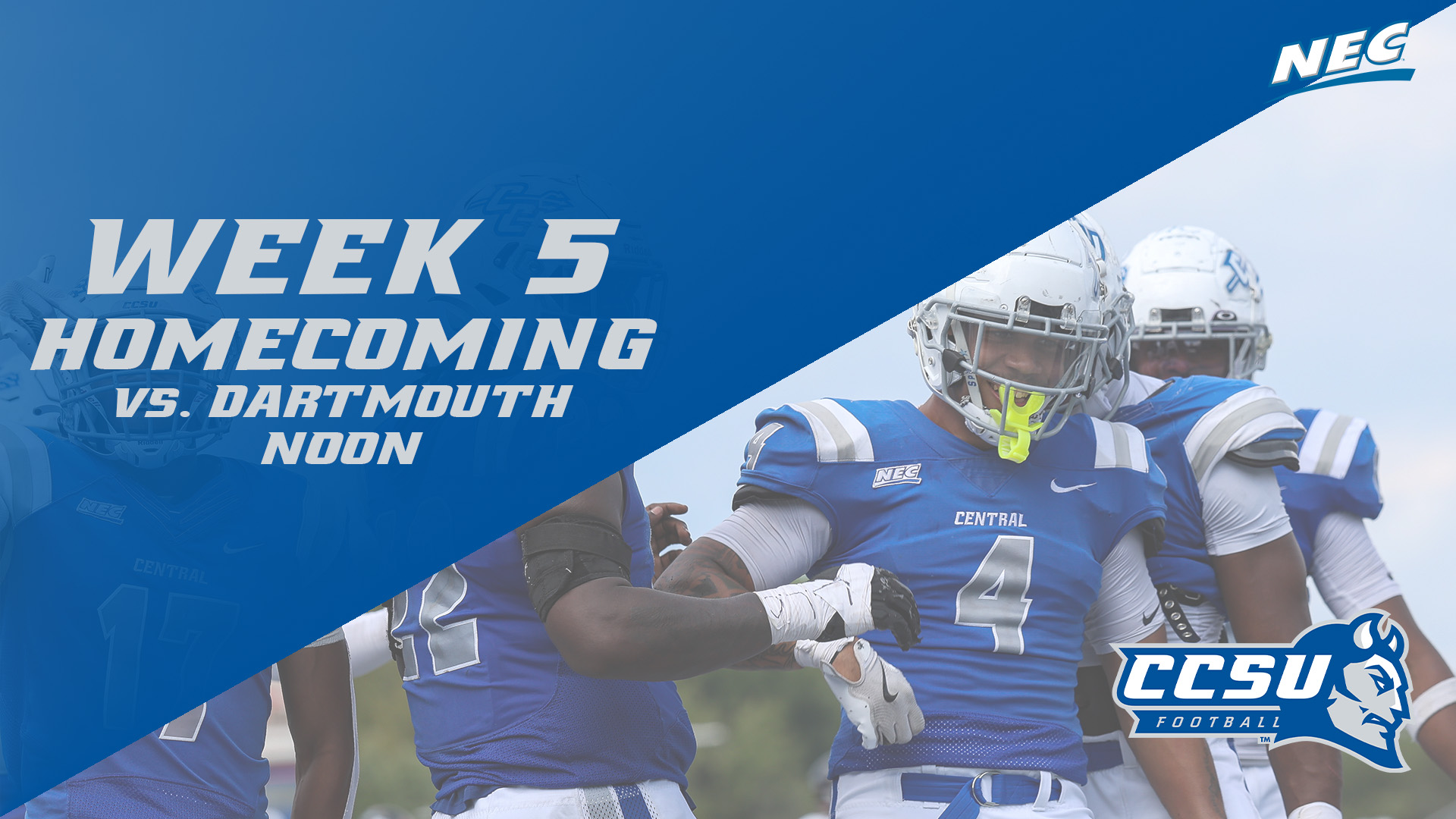 Football Welcomes Dartmouth For Homecoming Game
