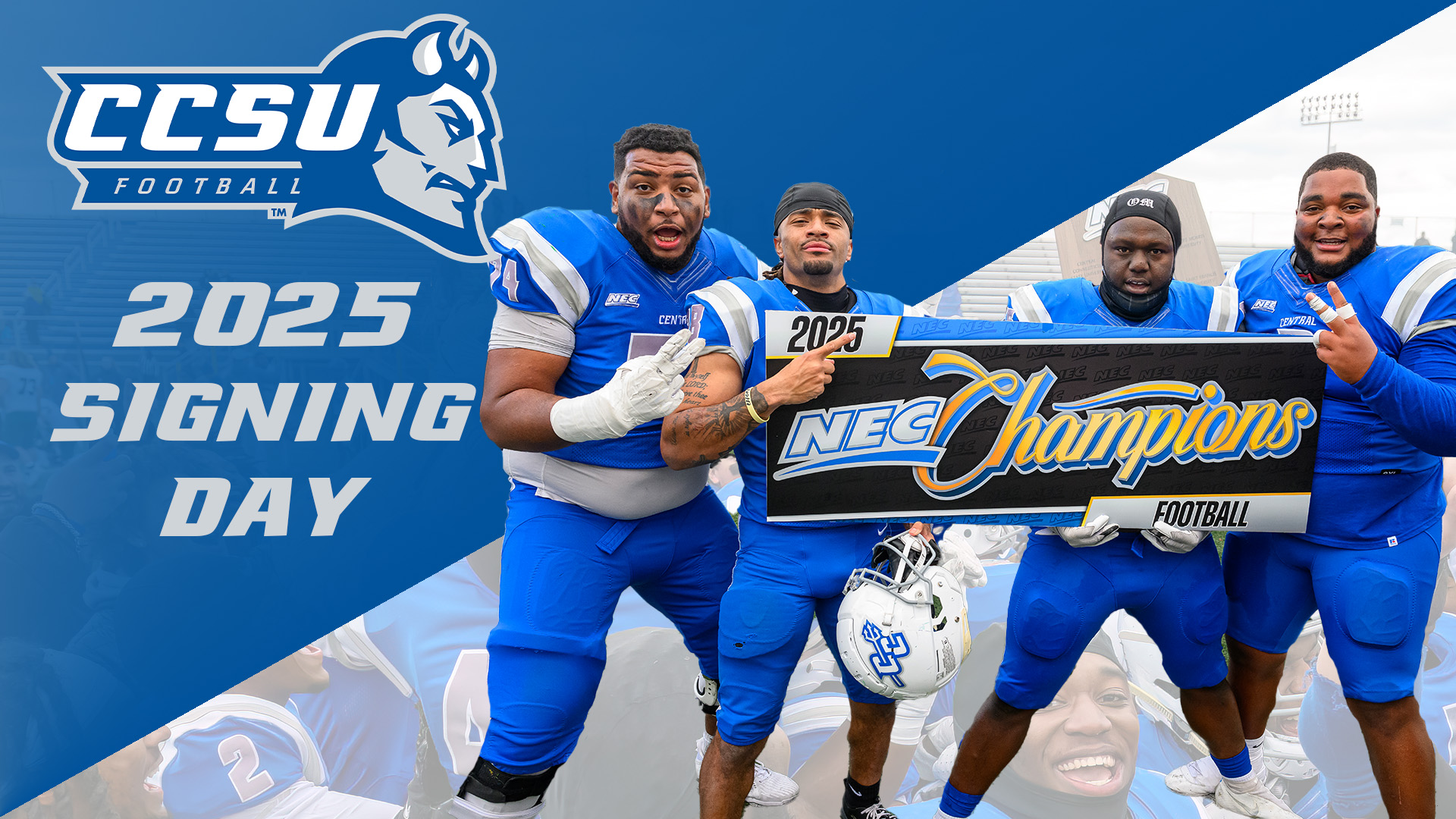 Two-Time Defending NEC Champion Football Team Unveils Signing Day Class