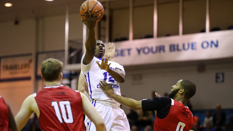 Men's Basketball Downs Hartford, 75-60, in Donyell Marshall's Debut