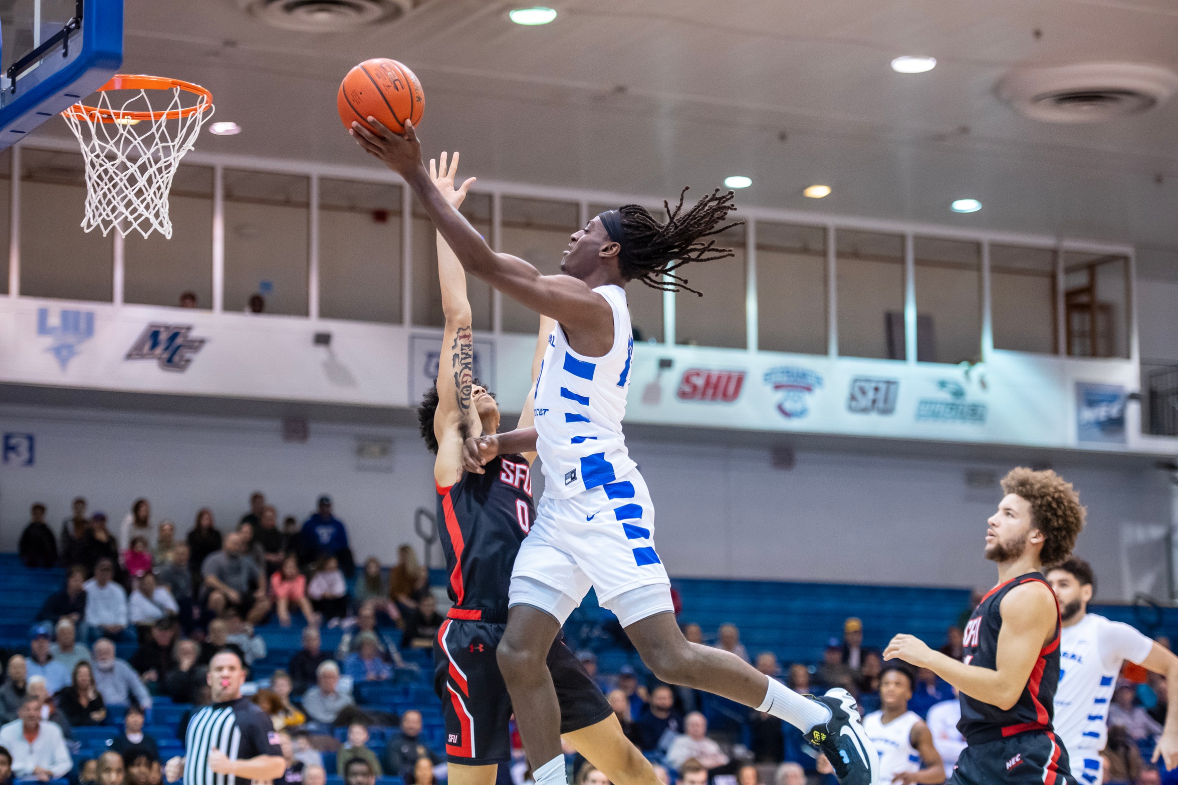 Tre Breland had 12 points and 7 rebounds on Thursday. (Steve McLaughlin Photography)