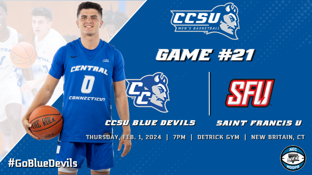 Men's Basketball Hosts Saint Francis U Thursday Looking to Continue Win Streak