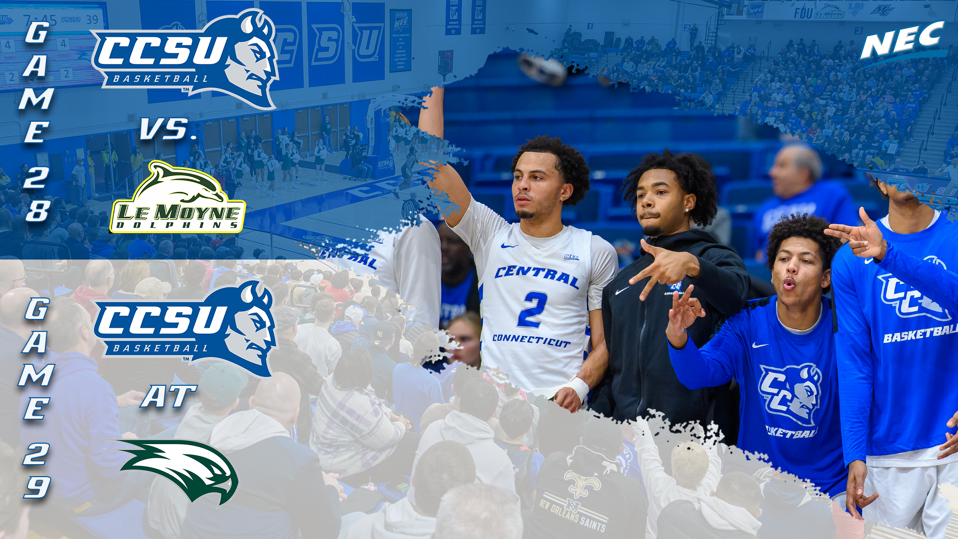 Men's Basketball Closes Regular-Season against Le Moyne, at Wagner