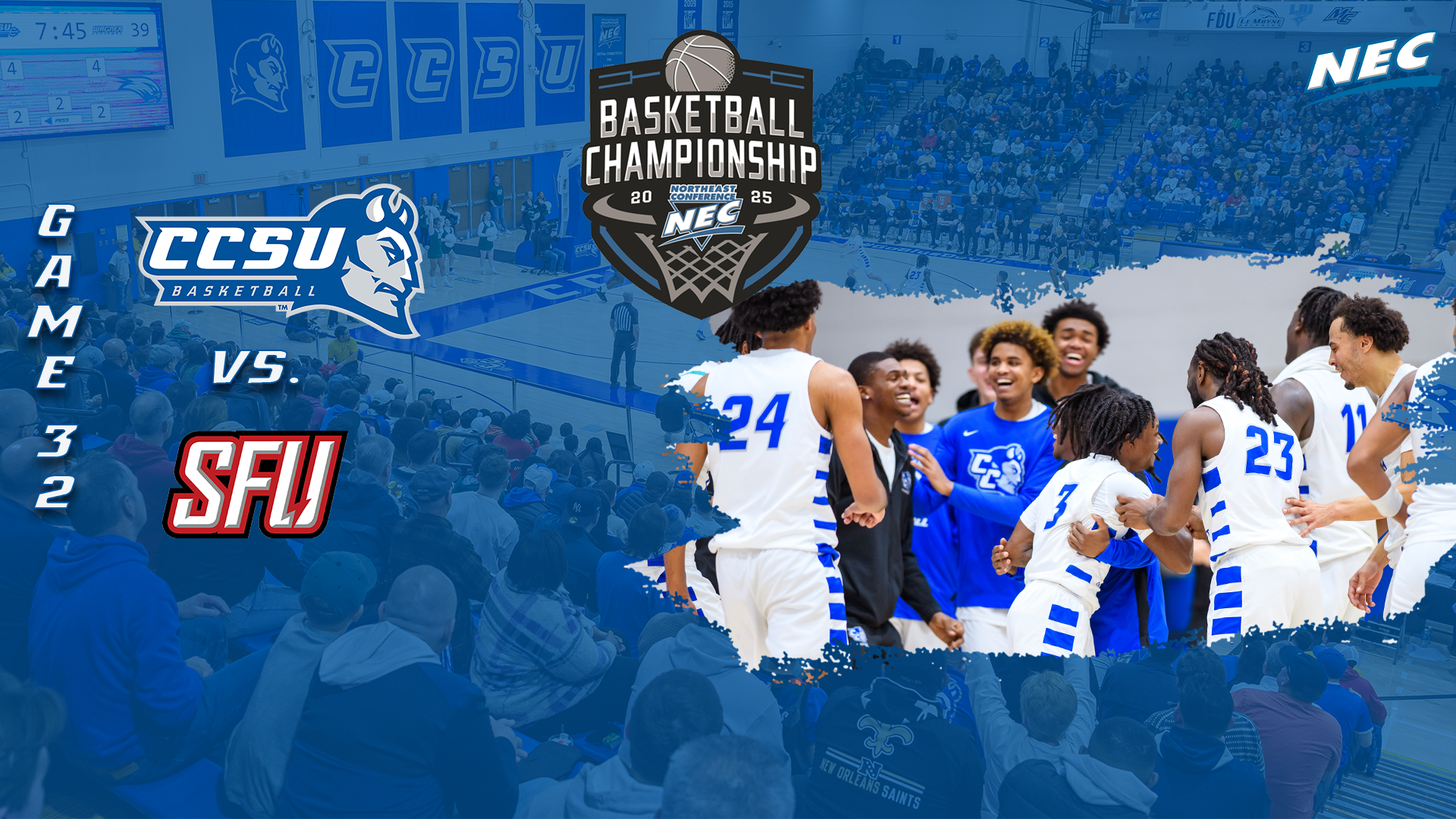 Men's Basketball Hosts Saint Francis U in NEC Championship on Tuesday