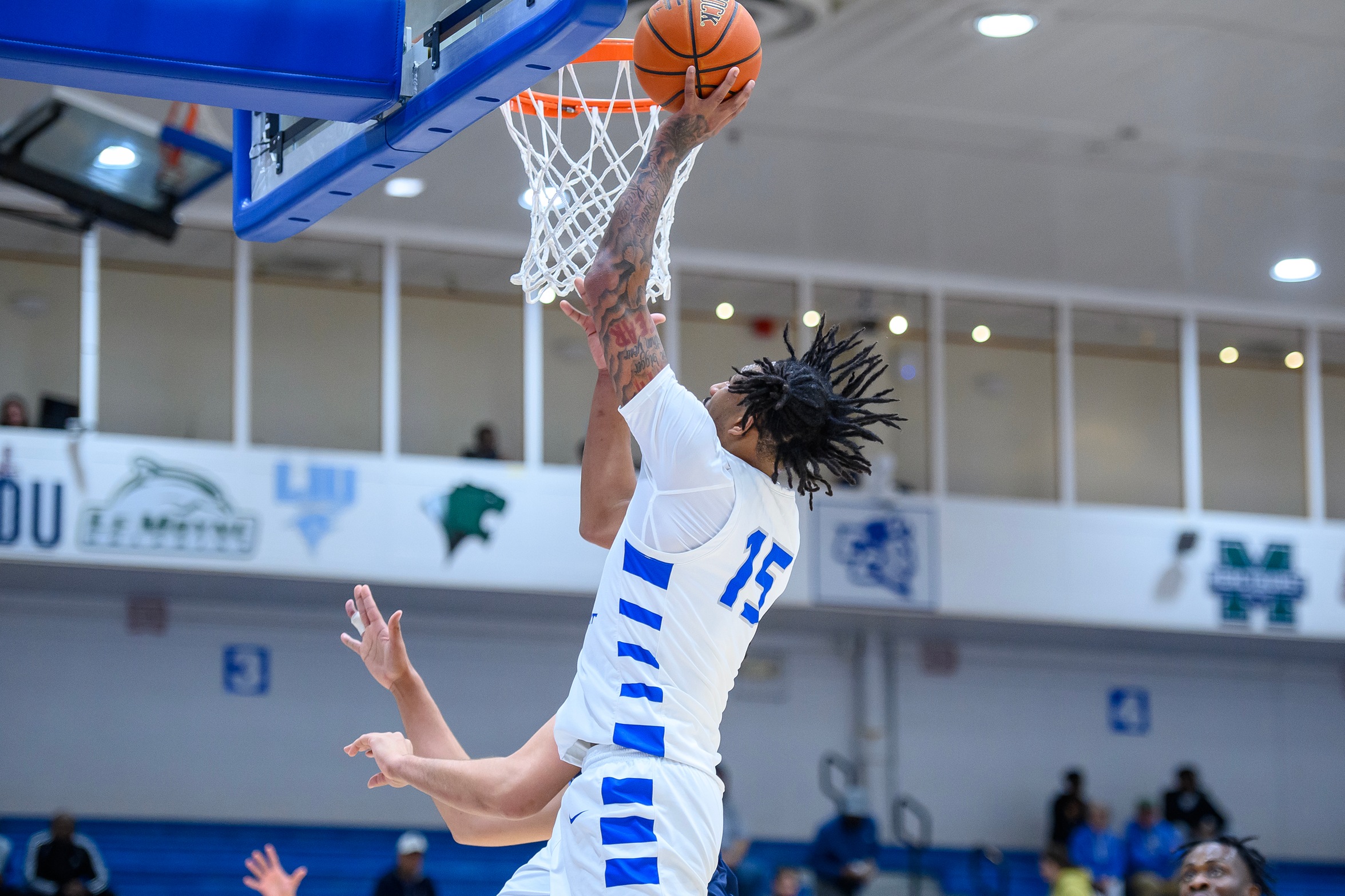 Jayden Brown led CCSU in scoring against Northeastern (Steve McLaughlin Photography)