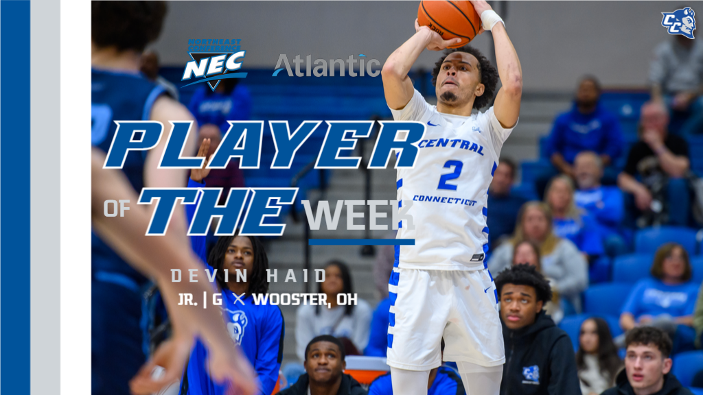 Haid Named NEC/Atlantic Tomorrow's Office Player of the Week for Second Time