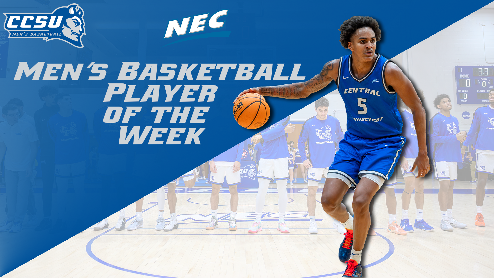 Smith Named NEC Men's Basketball Player of the Week