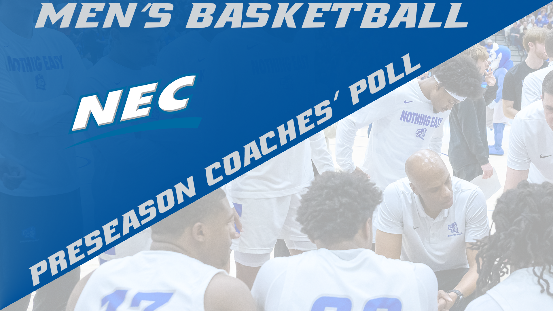 NEC Men's Basketball Preseason Coaches Poll Announced