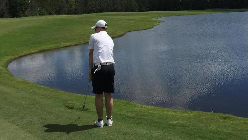 Mullen Tied for 3rd, Men's Golf 6th at NECs