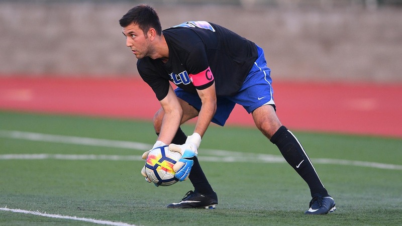 Men's Soccer Shuts Out Robert Morris, 1-0, on Sunday
