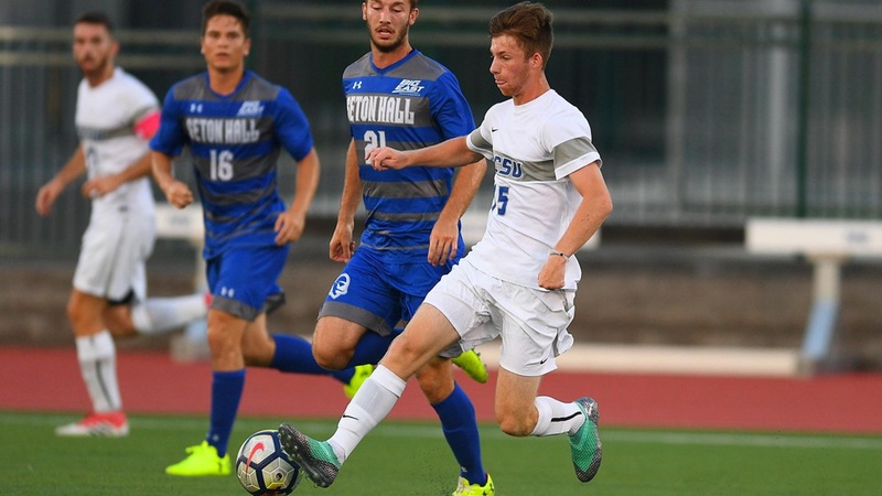 Men's Soccer Falls Late to Seton Hall in Opener