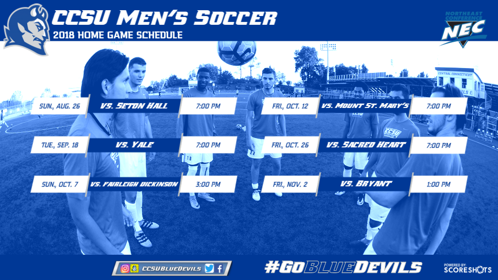 Men's Soccer Announces 2018 Schedule