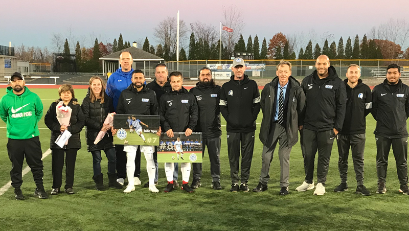 Men's Soccer Falls to Merrimack on Senior Day