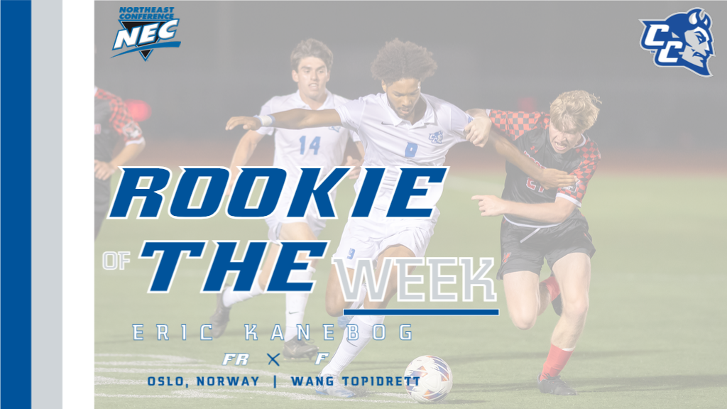Kanebog Named NEC Men's Soccer Rookie of the Week