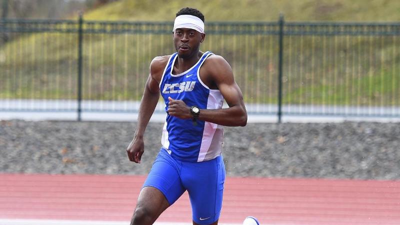 Putman Breaks High Jump School Record, MTF Finishes Second at UMass