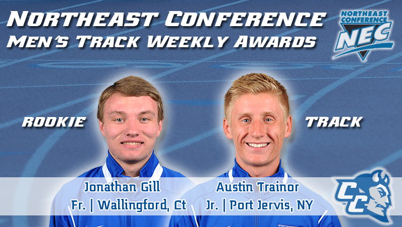 Trainor Tabbed Top-Track Athlete Once Again, Gill Named NEC Rookie of the Week