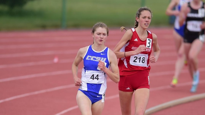Women's Track Stands in Second After Day One of NEC Title Meet