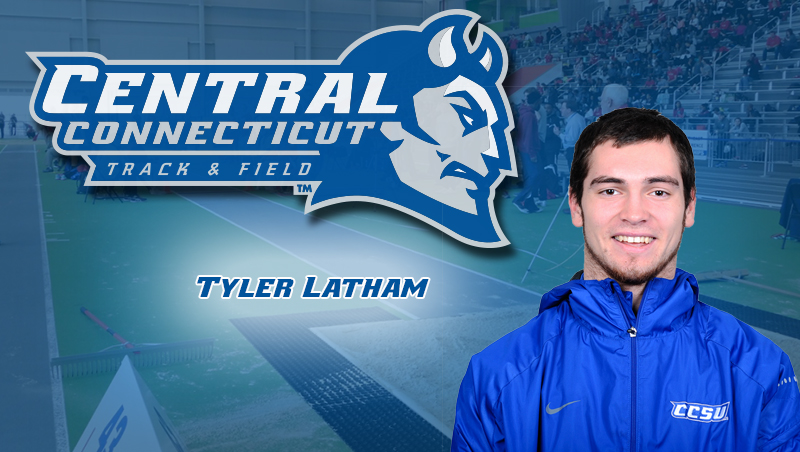 Latham Claims First Place at Elm City Challenge Heptathlon on Saturday