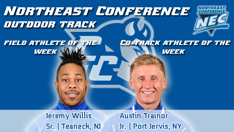 Willis, Trainor Recognized by Northeast Conference on Tuesday Afternoon