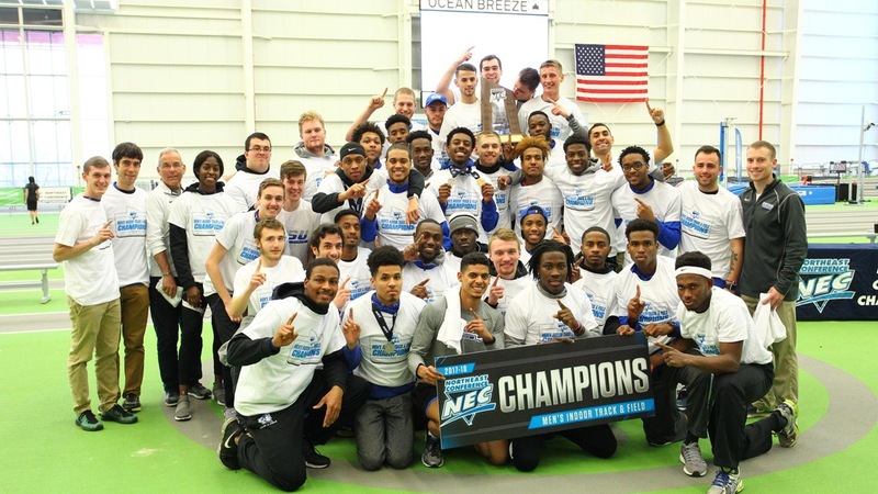 Men's Indoor Track Wins 2018 Northeast Conference Title
