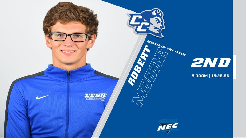 Moore Named Northeast Conference Rookie of the Week