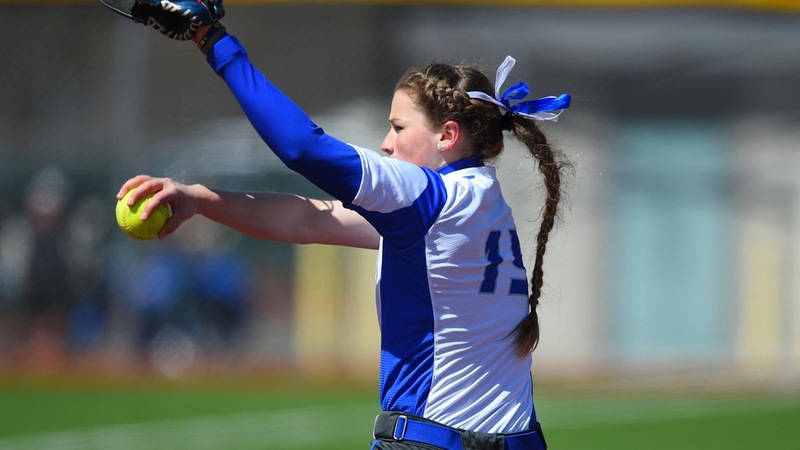 Sargent Throws Shutout, Softball Splits on Sunday
