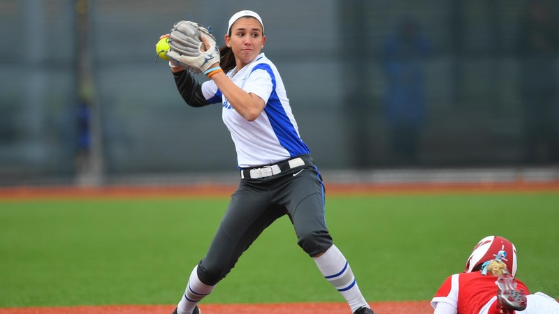 Softball Slowed at UConn on Wednesday