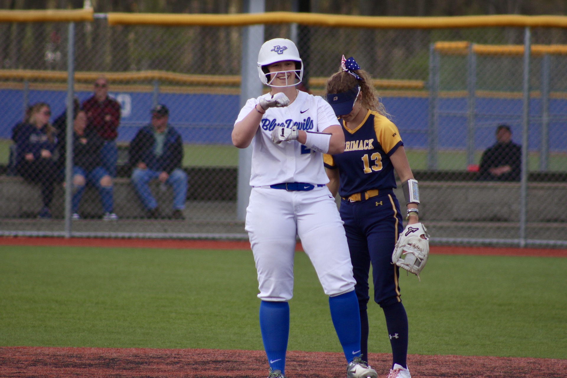 Softball Splits NEC Doubleheader with Merrimack on Saturday