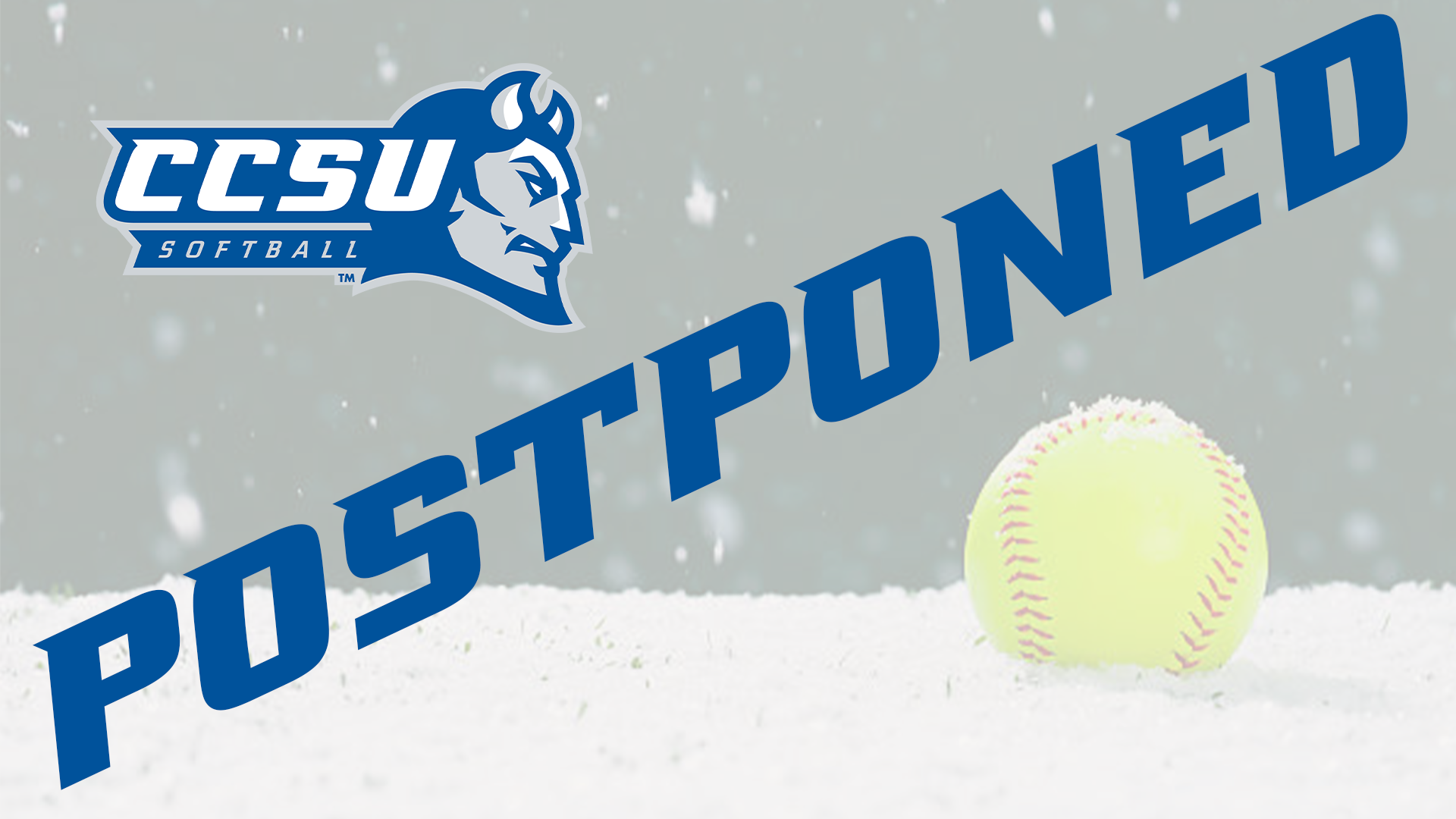 Softball Season Opener Postponed