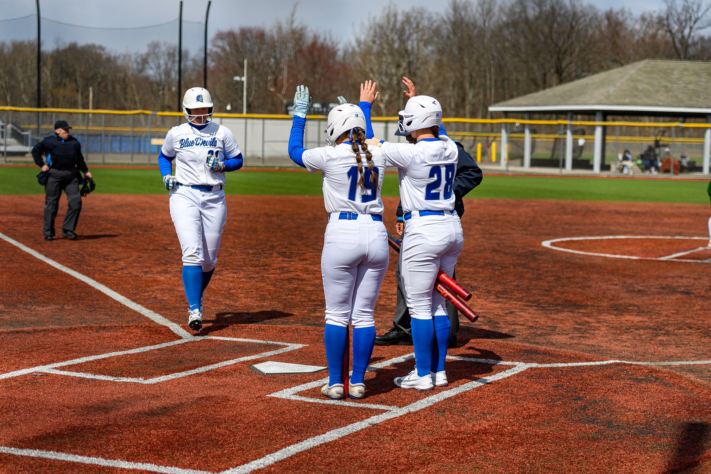 CCSU knocked out seven extra base hits in Saturday's 10-1 win over Mercyhurst. (Photo: Steve McLaughlin)