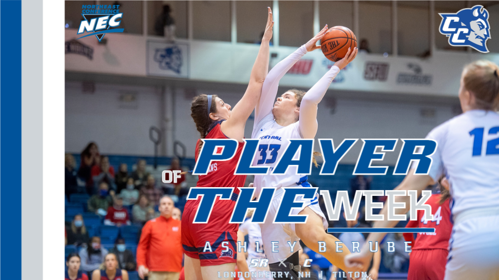 Berube Named NEC Player of the Week