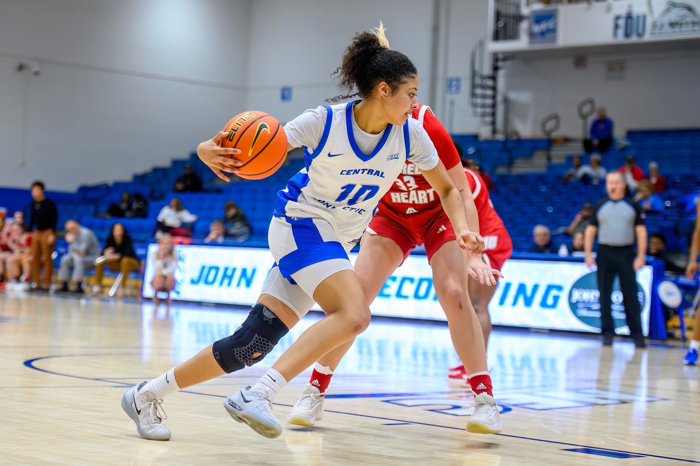 Mathilda Toure scored a personal-best 13 points to lead CCSU against FDU (Steve McLaughlin Photography)