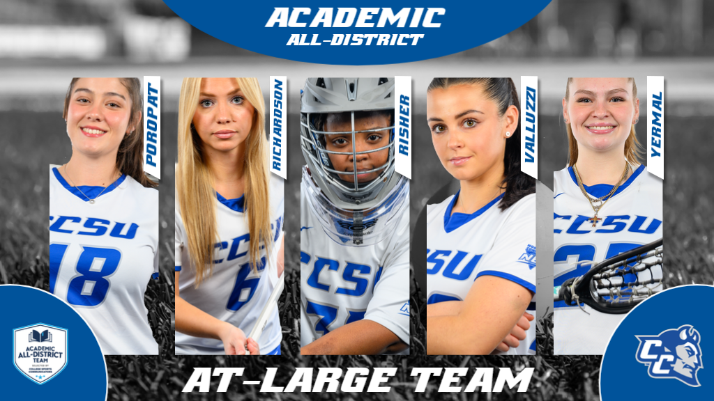 Five Blue Devil lacrosse student-athletes were named to the CSC Academic All-District At-Large Team. (Photos: Steve McLaughlin)