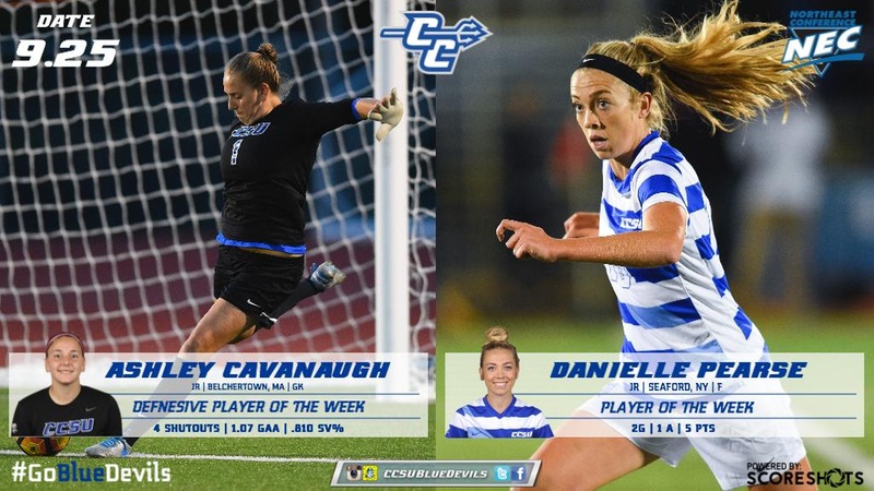 Cavanaugh, Pearse Reel in Northeast Conference Weekly Awards