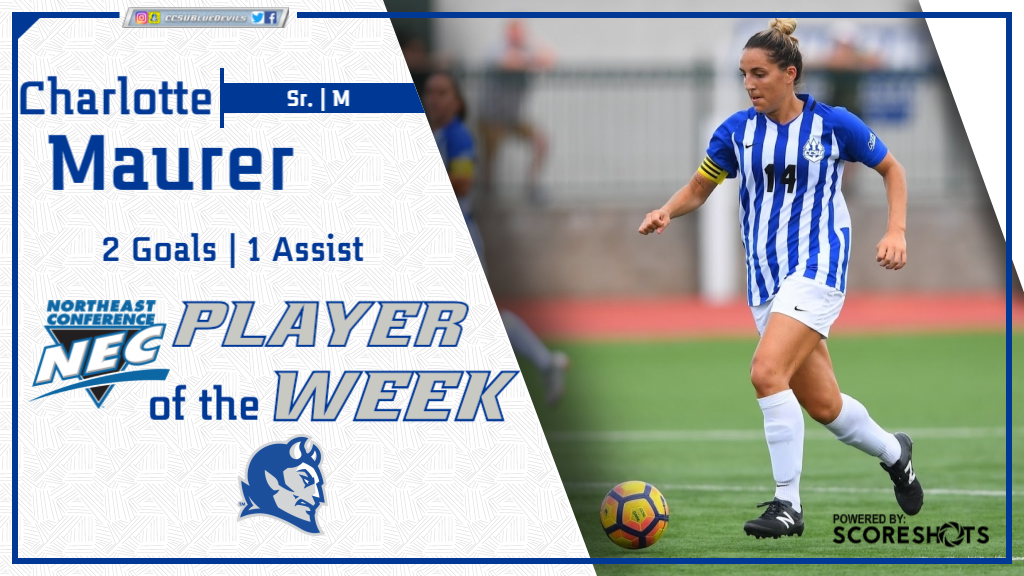 Maurer Named NEC Player of the Week