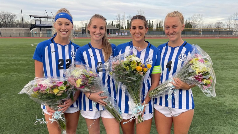 The Blue Devils Shutout Bryant on Senior Night