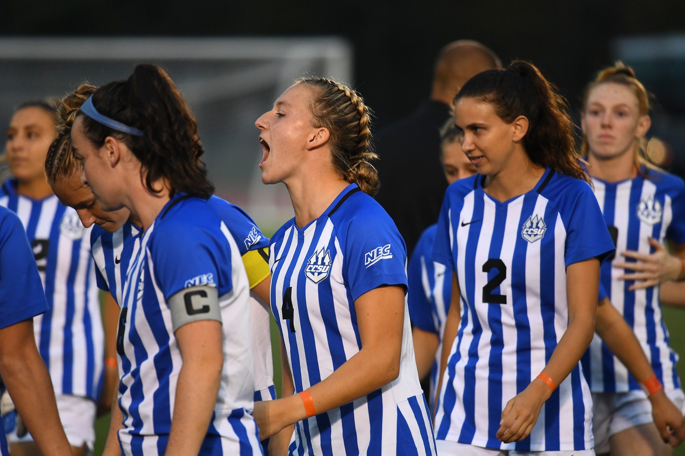 Women's Soccer Scores Two Late Goals to Win Over SFBK