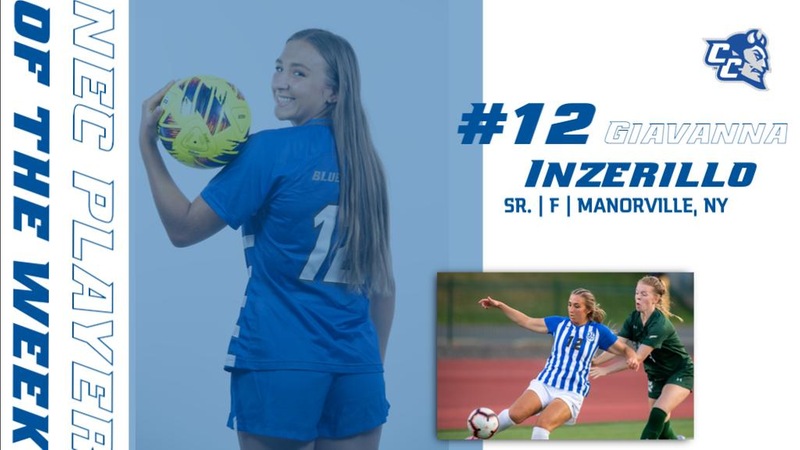 Giavanna Inzerillo Named NEC Women&rsquo;s Soccer Co Player of the Week