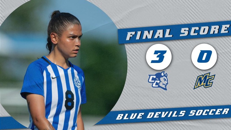 Horgan Scores Two as CCSU Shuts Out Merrimack 3-0