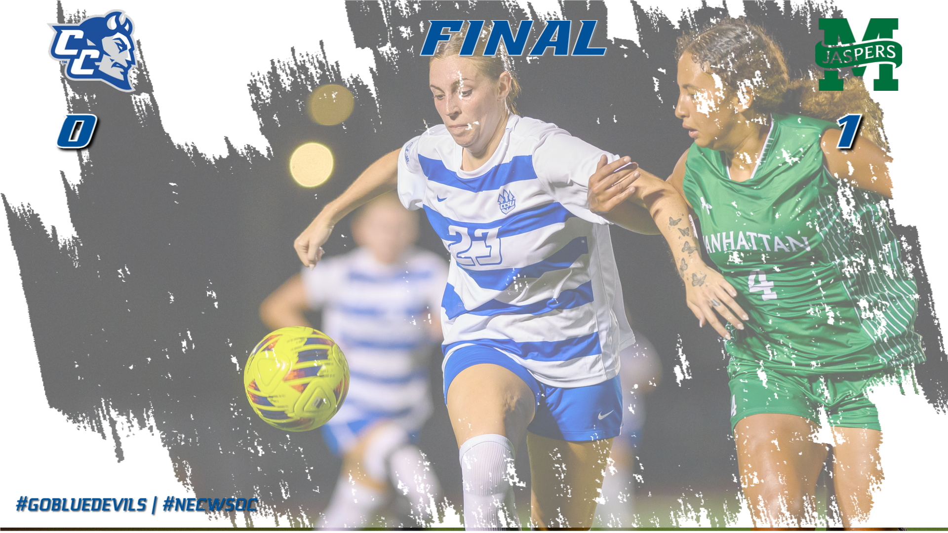 Women's Soccer Stopped by Manhattan on Wednesday