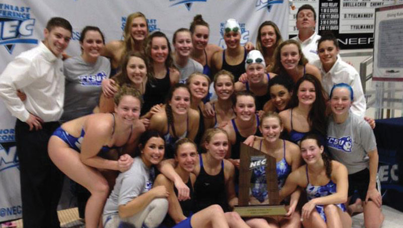 Blue Devils Remain in First at NEC Championships