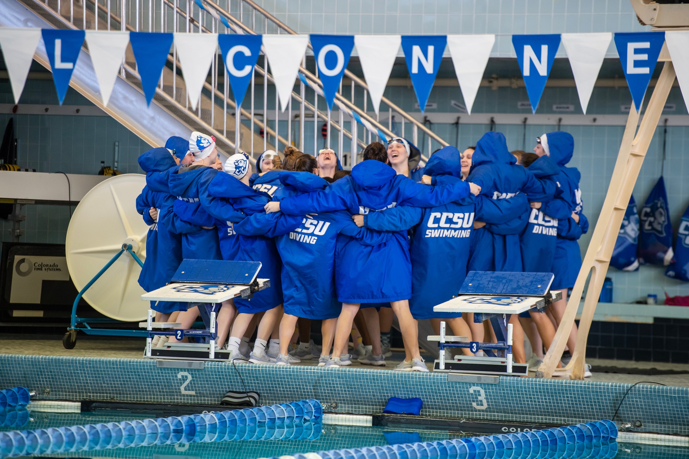 Defending NEC Swimming & Diving Champions, CCSU, announced the 2023-24 schedule. (Photo: Steve McLaughlin)
