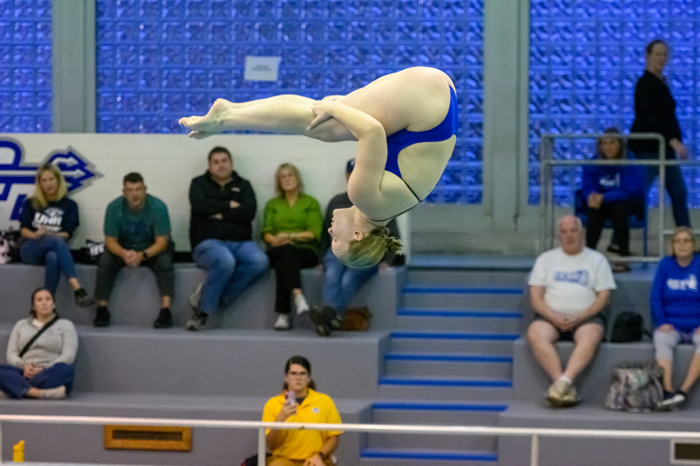 Jewelle Maziarz was named the NEC Diver of the Week on Wednesday, November 7th, for her efforts in two dual meets the prior two weekends. (Photo: Steve McLaughlin)